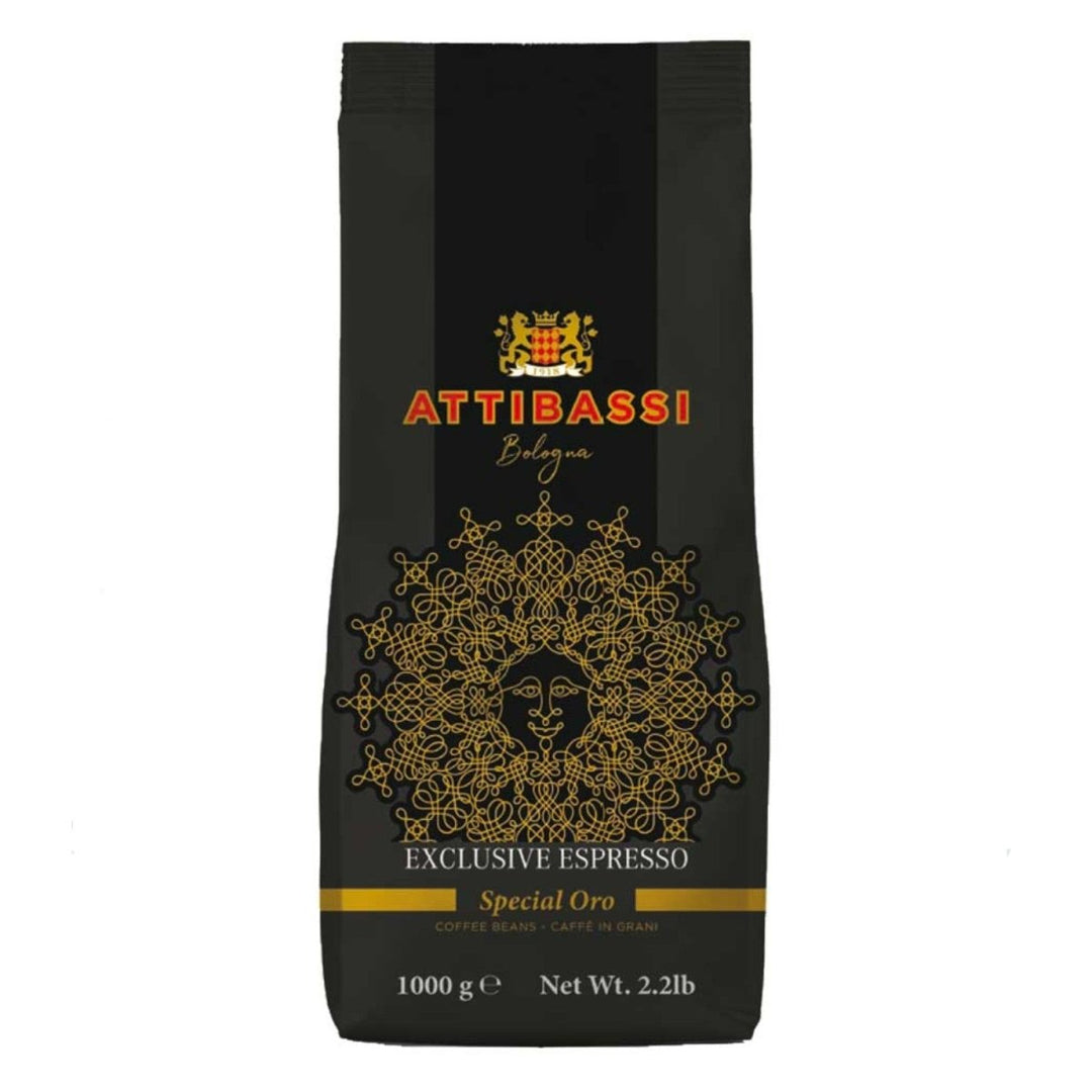 ATTIBASSI Espresso Special Oro Kaffebohnen Kaffee Bologna Italien (3 x 1kg) - Versanel - 