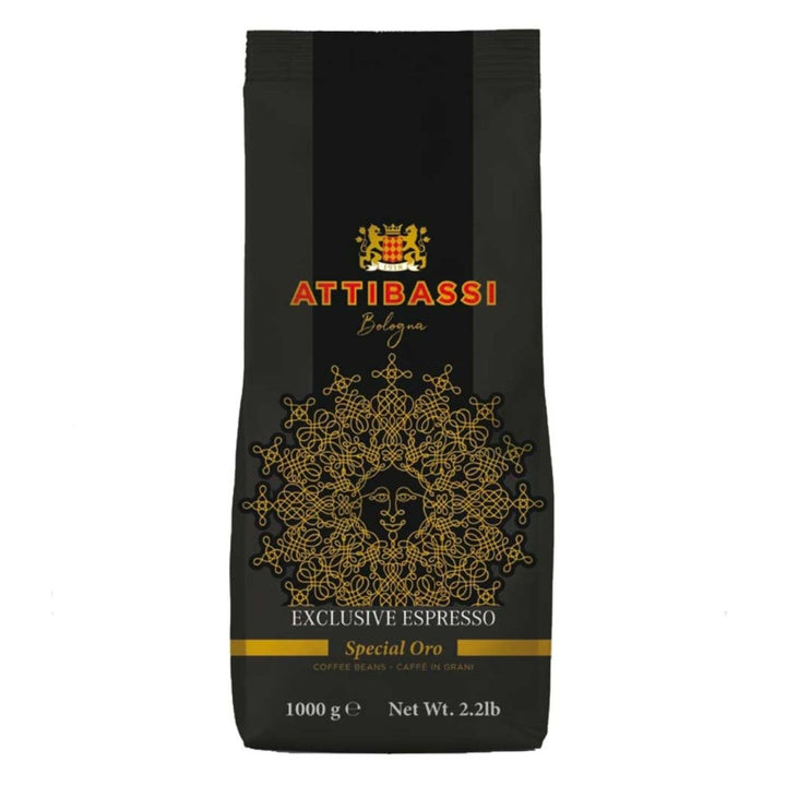 ATTIBASSI Espresso Special Oro Kaffebohnen Kaffee Bologna Italien (6 x 1kg) - Versanel - 