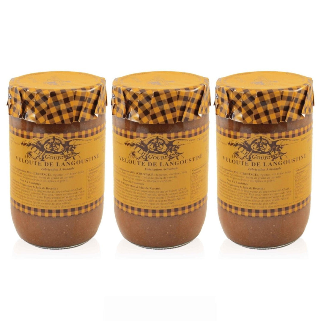 Azais & Polito Veloute de Langoustine Langustinesuppe Frankreich (3 x 720ml) - Versanel - 