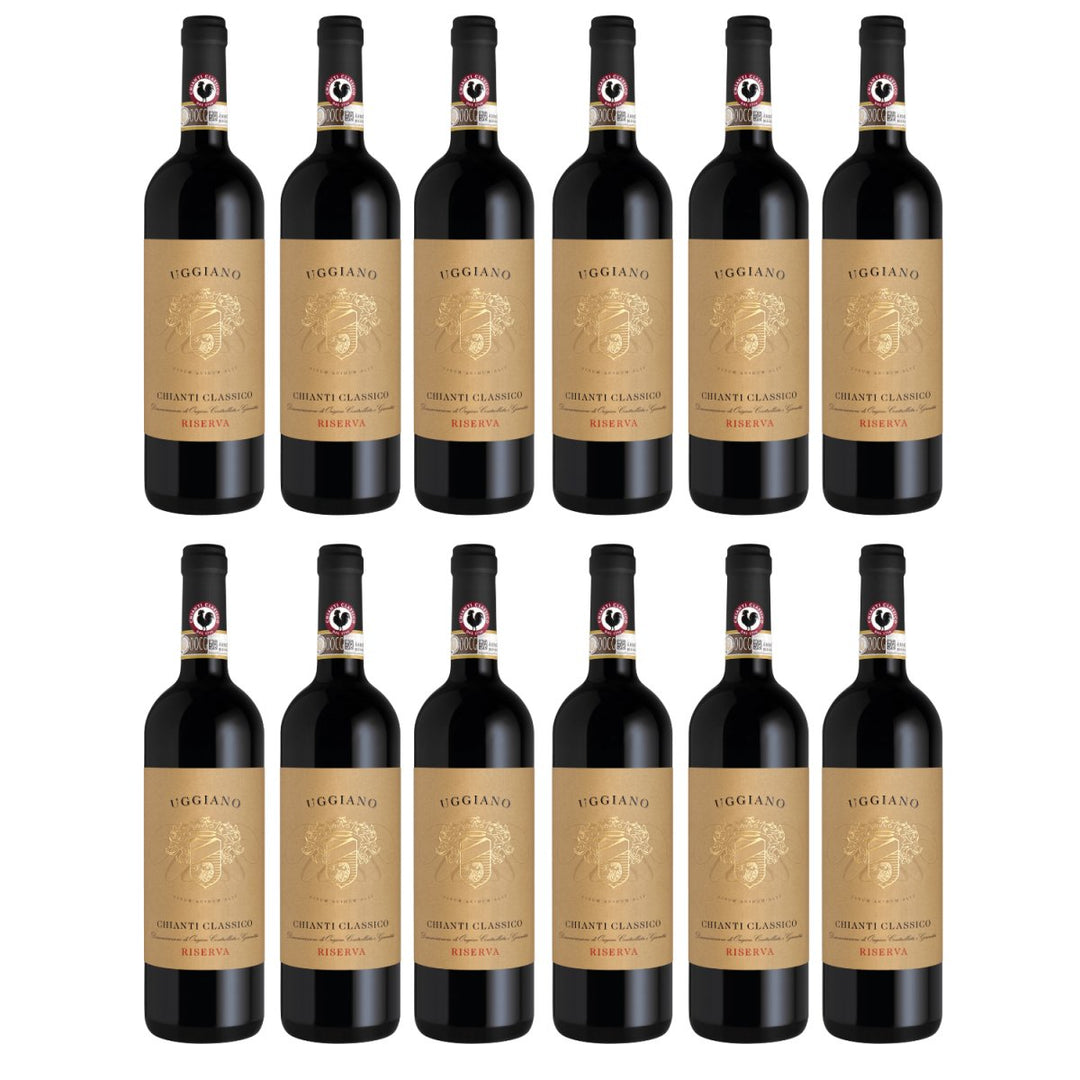 Azienda Uggiano Chianti Classico Riserva DOCG Rotwein Rot Trocken Italien(12 x 0,75l) - Versanel - 