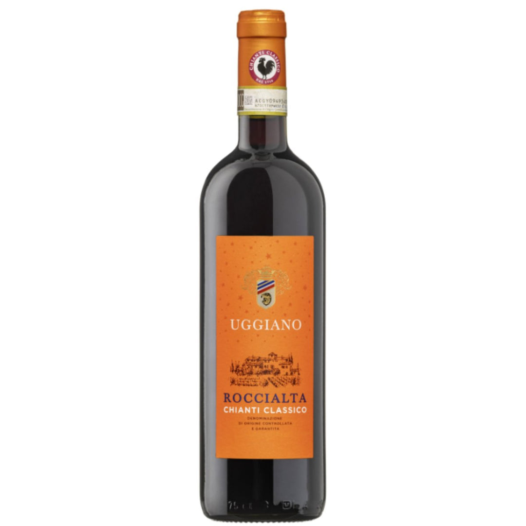 Azienda Uggiano Roccialta Chianti Classico DOCG Rotwein Rot Trocken Italien(6 x 0,75l) - Versanel - Wein