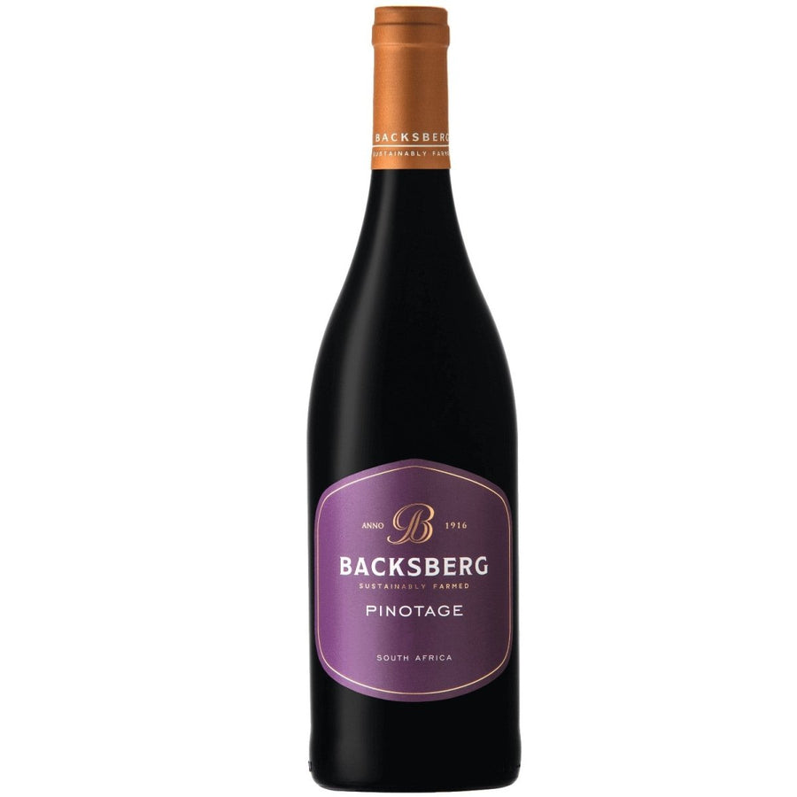 Backsberg Pinotage Rotwein Wein trocken Südafrika (1 x 0,75l) - Versanel -