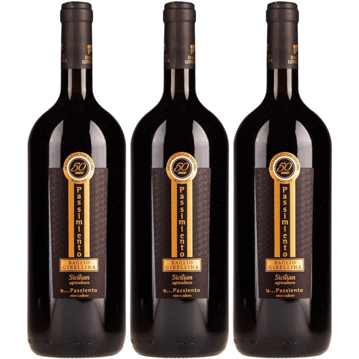 Baglio Gibellina Passimiento Magnum Rotwein Wein Trocken Sizilien Italien (3 x 1,5l) - Versanel - 