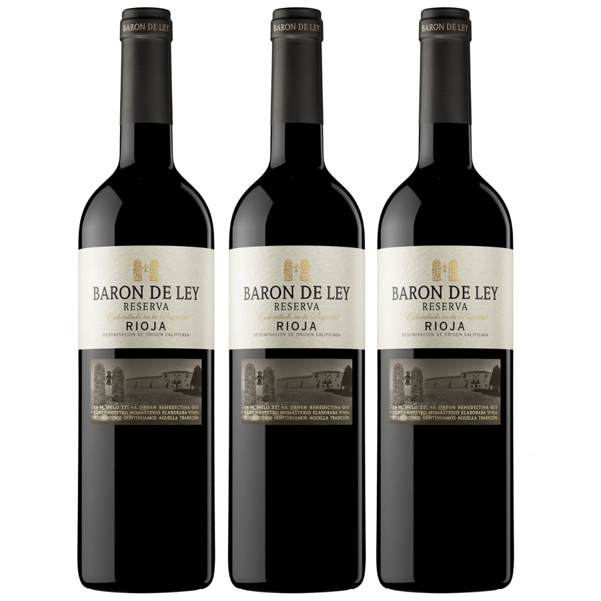 Barón de Ley Reserva Rotwein Trocken Spanien (3 x 0,75l) - Versanel - 