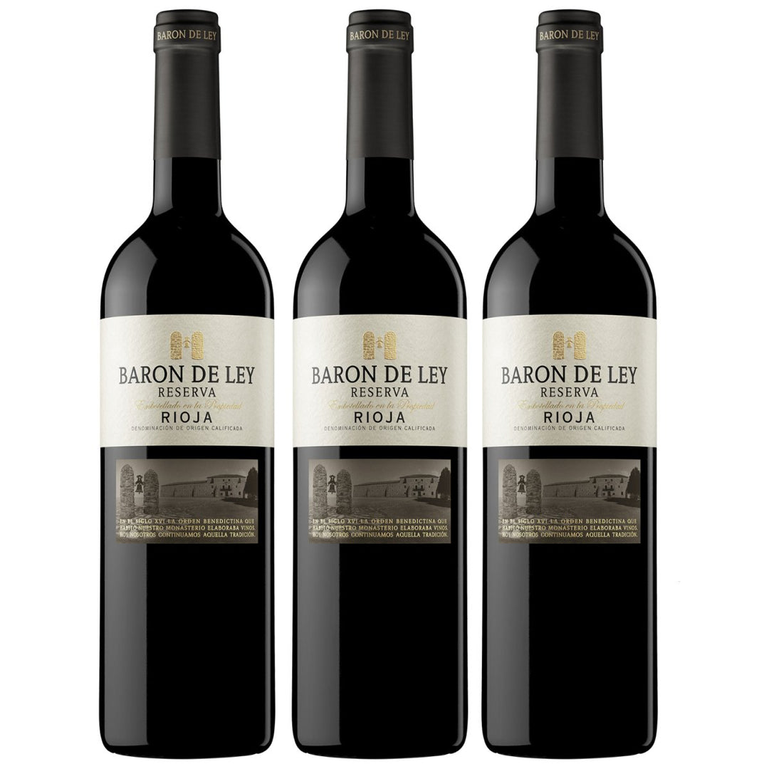 Barón de Ley Reserva Rotwein Trocken Spanien (3 x 0,75l) - Versanel - 