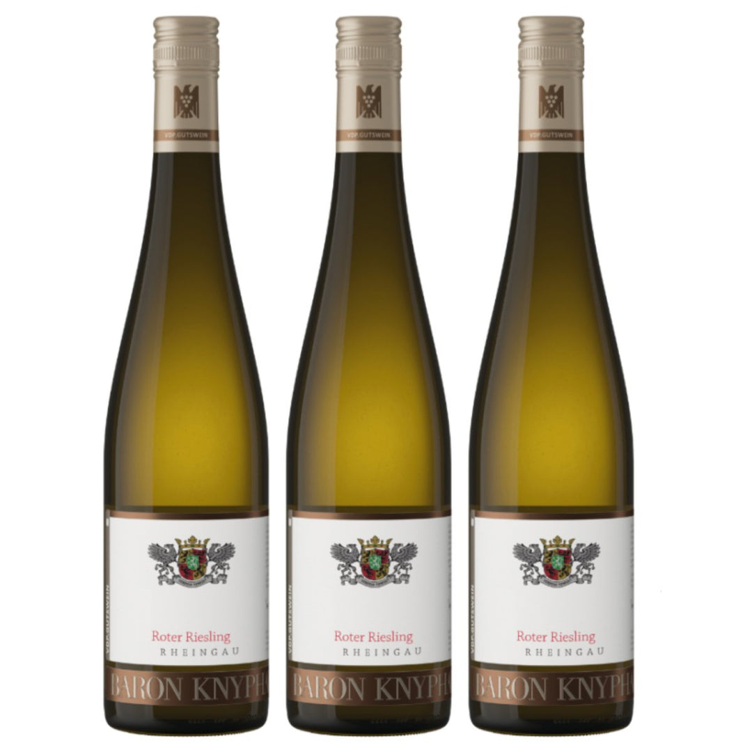 Baron Knyphausen Roter Riesling VDP.GUTSWEIN Weisswein Feinherb Rheingau Deutschland (3 x 0,75l) - Versanel - Wein