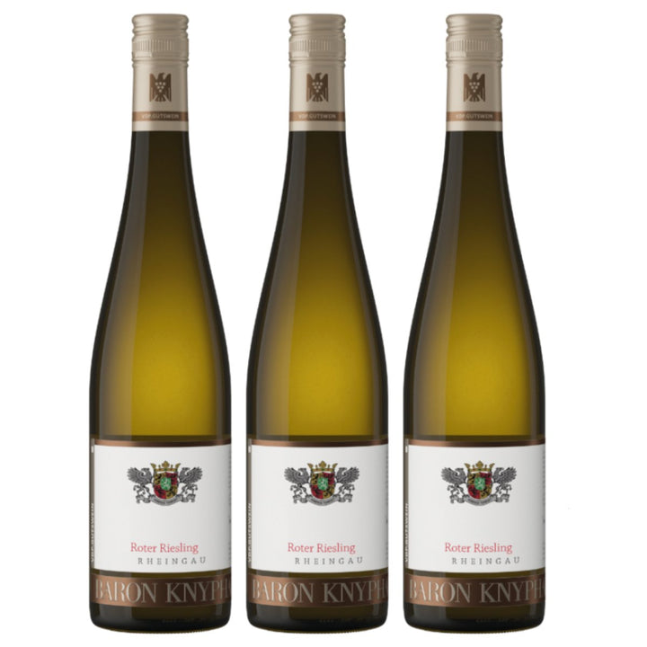 Baron Knyphausen Roter Riesling VDP.GUTSWEIN Weisswein Feinherb Rheingau Deutschland (3 x 0,75l) - Versanel - Wein