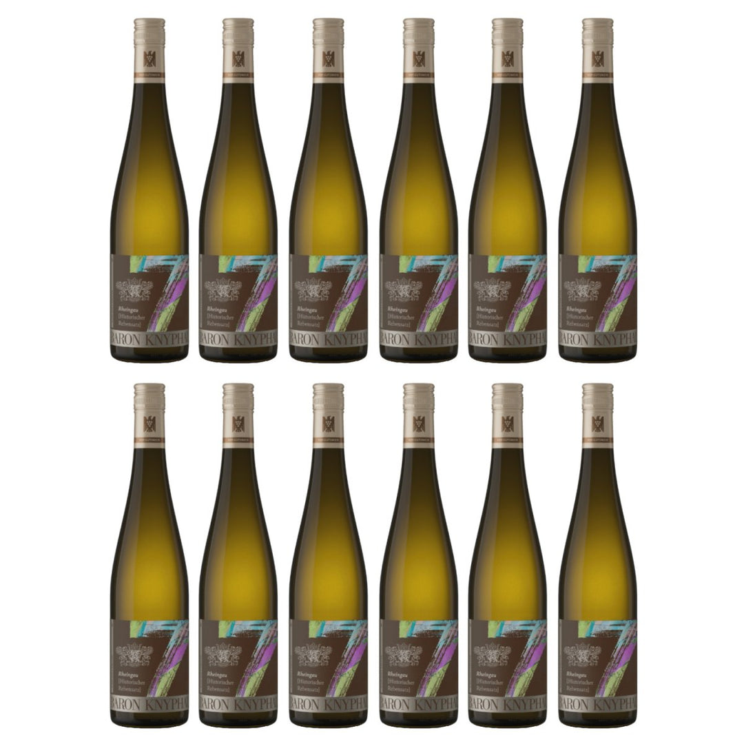 Baron Knyphausen Sieben Historischer Rebensatz VDP.GUTSWEIN Weisswein Trocken Rheingau Deutschland (12 x 0,75l) - Versanel - Wein