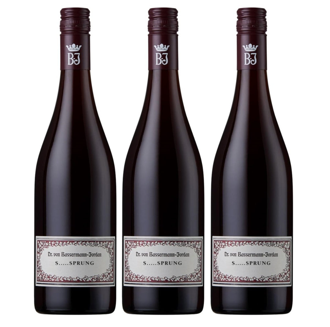 Bassermann - Jordan S SPRUNG Rotwein Cuvée Wein Trocken Pfalz Deutschland (3 x 0,75l) - Versanel - Wein