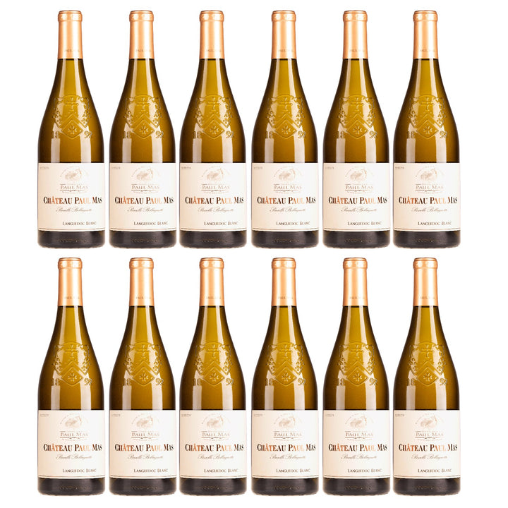 Domaines Paul Mas Château Paul Mas Parcelle Belluguette Languedoc Blanc Weisswein Weiss trocken Frankreich (12 x 0,75l)