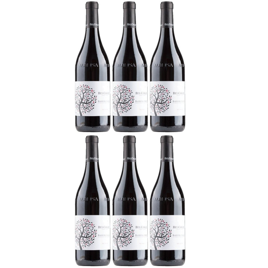 Bel Colle Barbera d'Alba Ape Reale Rotwein Wein Trocken Piemont Italien (6 x 0,75l) - Versanel - 