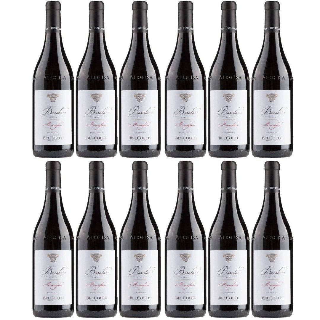Bel Colle Barolo Monvigliero Rotwein Wein Trocken Piemont Italien (12 x 0,75l) - Versanel - 