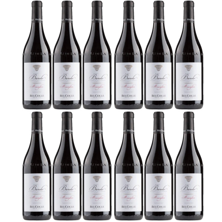 Bel Colle Barolo Monvigliero Rotwein Wein Trocken Piemont Italien (12 x 0,75l) - Versanel - 