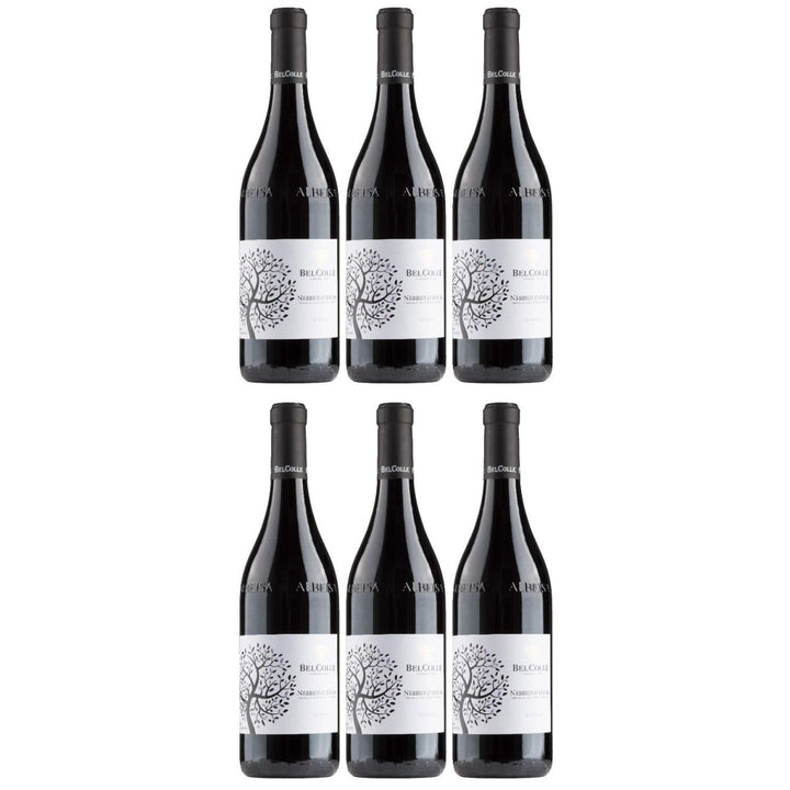 Bel Colle Nebbiolo d'Alba Rotwein Wein Trocken Piemont Italien (6 x 0,75l) - Versanel - 