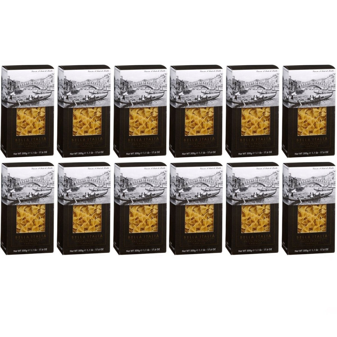 Bella Italia Farfalle Schmetterlingsnudeln Italien (12 x 500g) - Versanel - 