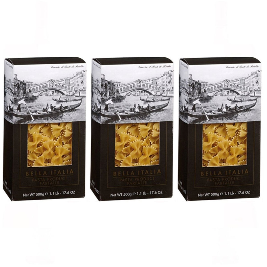 Bella Italia Farfalle Schmetterlingsnudeln Italien (3 x 500g) - Versanel - 