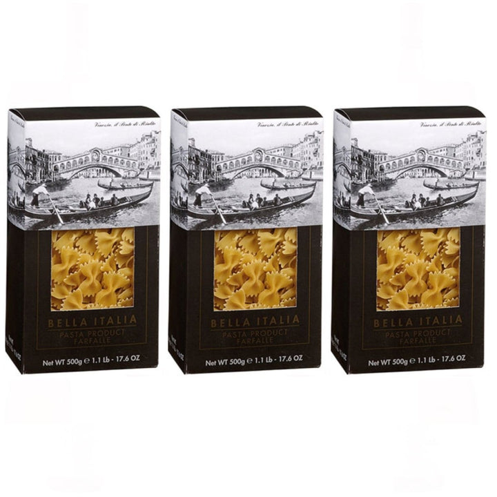 Bella Italia Farfalle Schmetterlingsnudeln Italien (3 x 500g) - Versanel - 