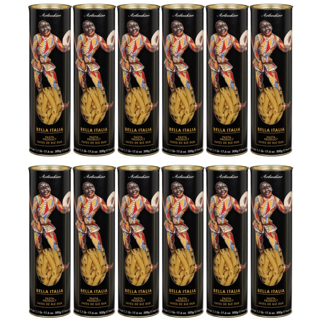 Bella Italia Penne rigate Edition Arlecchino Italien (12 x 500g) - Versanel - 