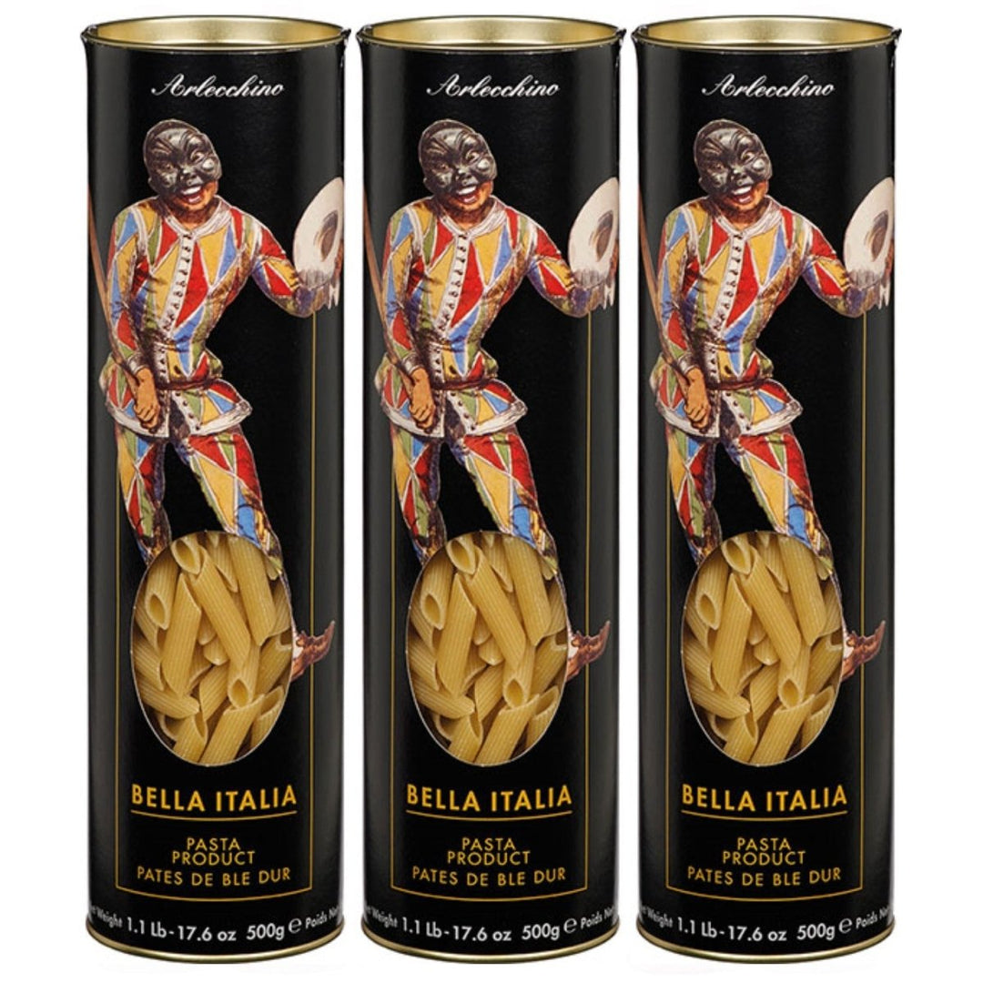 Bella Italia Penne rigate Edition Arlecchino Italien (3 x 500g) - Versanel - 