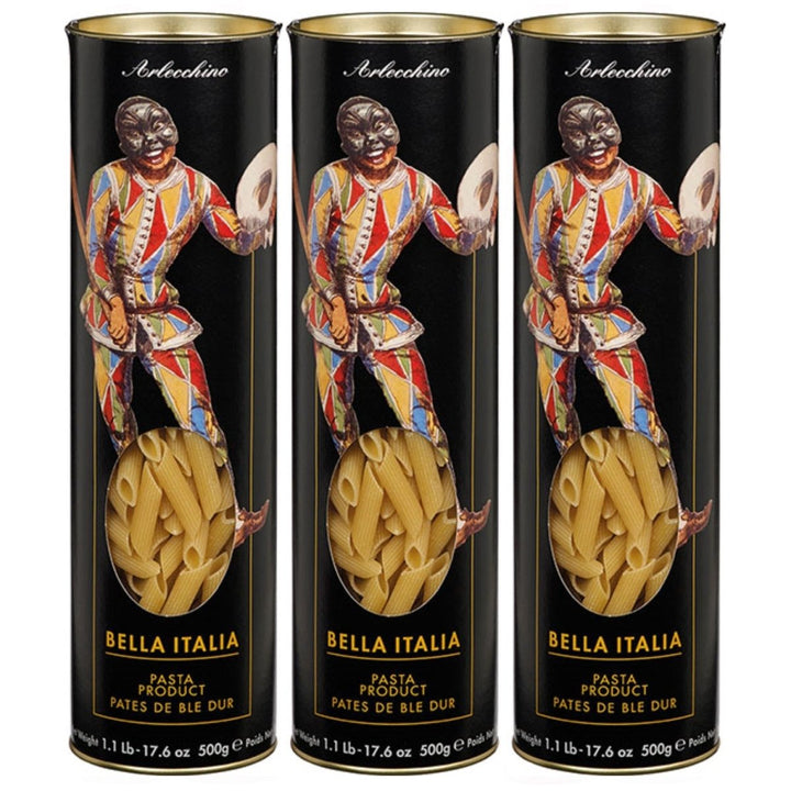 Bella Italia Penne rigate Edition Arlecchino Italien (3 x 500g) - Versanel - 