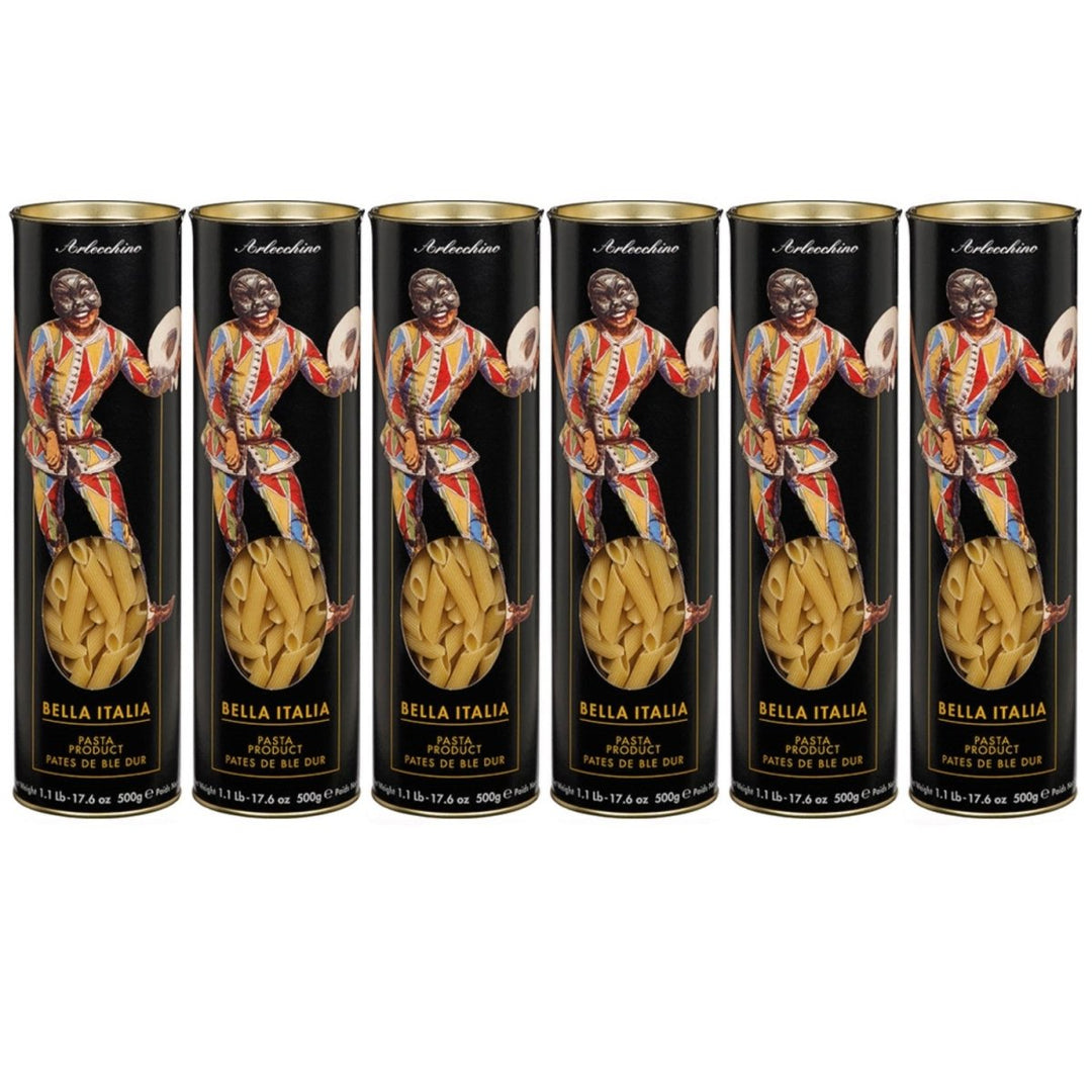 Bella Italia Penne rigate Edition Arlecchino Italien (6 x 500g) - Versanel - 