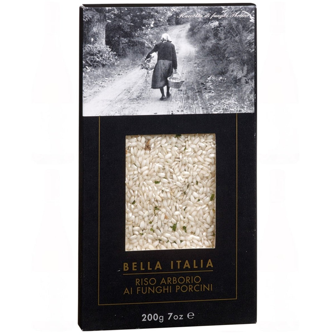 Bella Italia Riso Arborio ai funghi porcini Risotto mit Steinpilzen Italien (3 x 200g) - Versanel - 