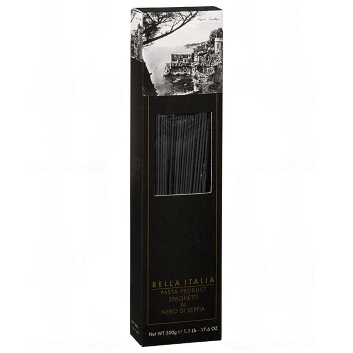 Bella Italia Spaghetti al Nero di Seppia Italien (12 x 500 g) - Versanel - 