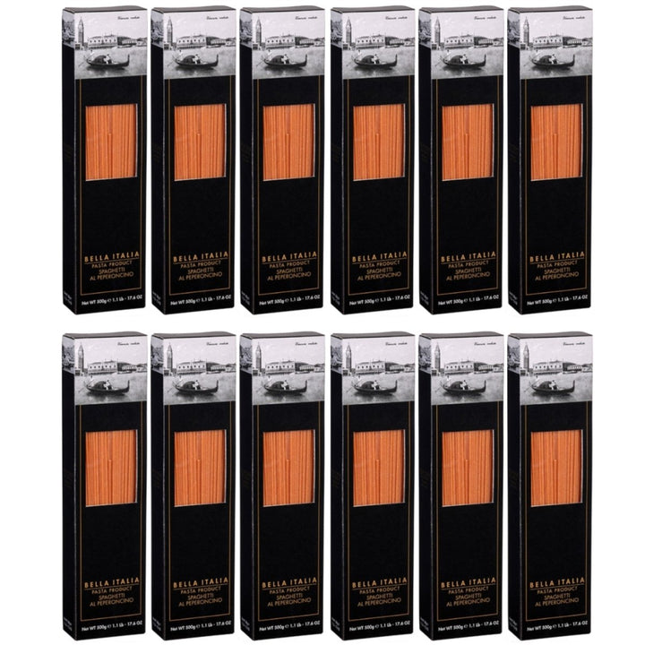 Bella Italia Spaghetti al Peperoncino Italien (12 x 500 g) - Versanel - 