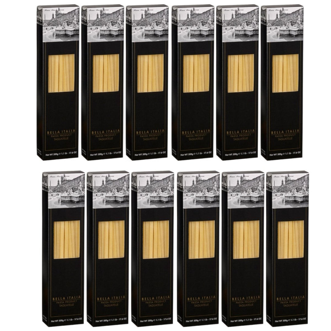 Bella Italia Tagliatelle feinste Bandnudeln Italien (12 x 500g) - Versanel - 