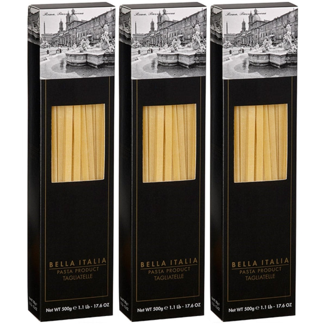 Bella Italia Tagliatelle feinste Bandnudeln Italien (3 x 500g) - Versanel - 