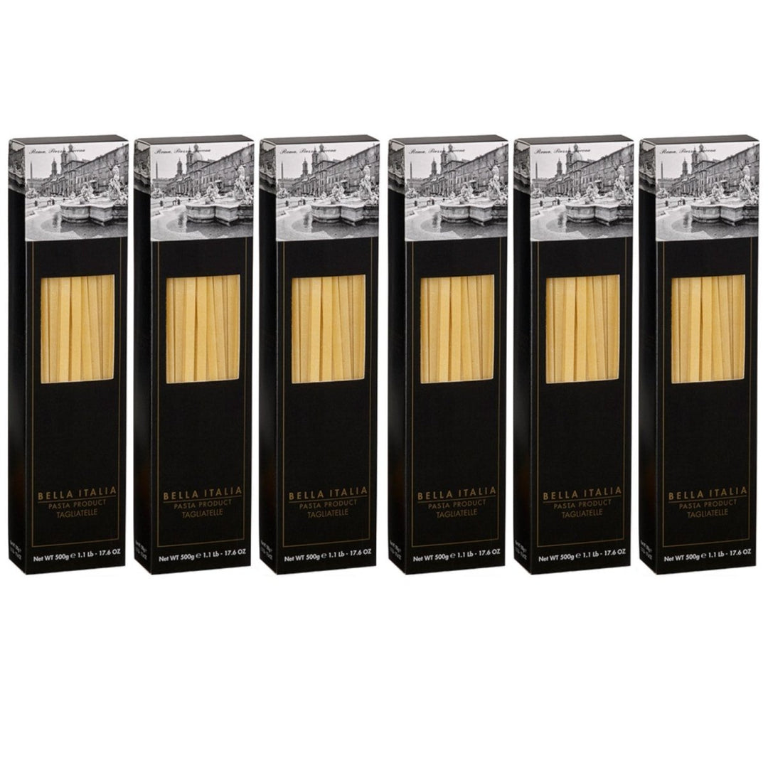 Bella Italia Tagliatelle feinste Bandnudeln Italien (6 x 500g) - Versanel - 