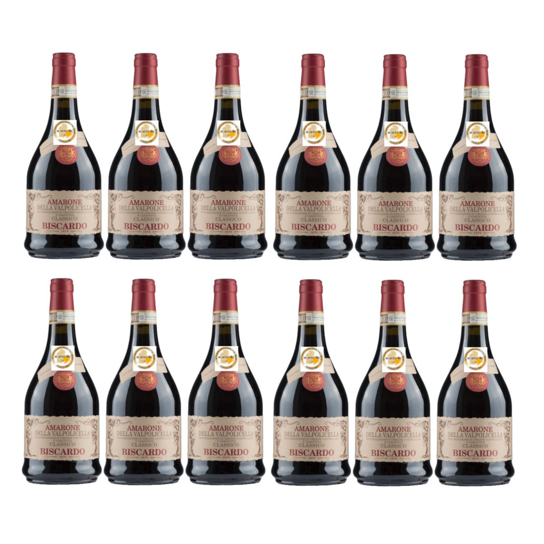 Biscardo Amarone della Valpolicella Veneto trocken Rotwein Rot Trocken Italien (12 x 0,75l) - Versanel - 