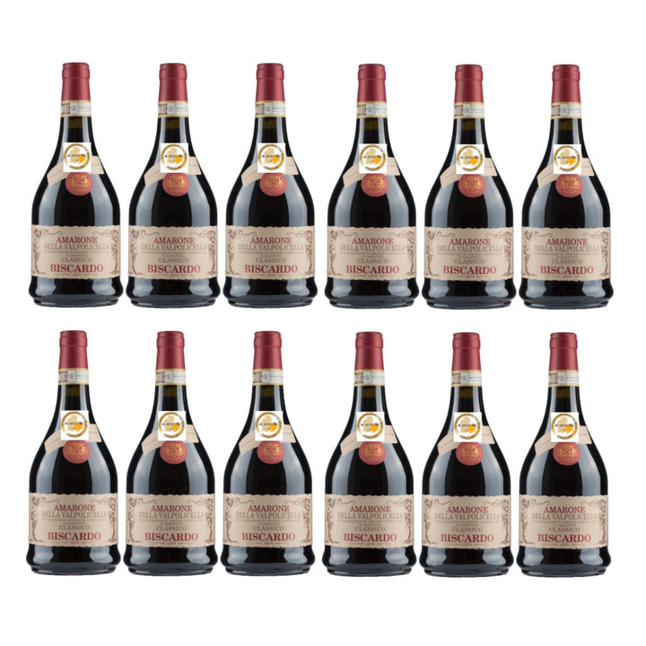 Biscardo Amarone della Valpolicella Veneto trocken Rotwein Rot Trocken Italien (12 x 0,75l) - Versanel - 