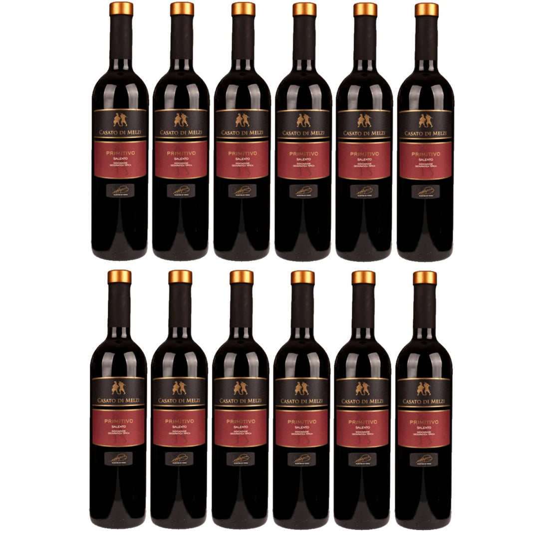 Biscardo Casato di Melzi Primitivo Salento IGT trocken Rotwein Rot Trocken Italien (12 x 0,75l) - Versanel - 
