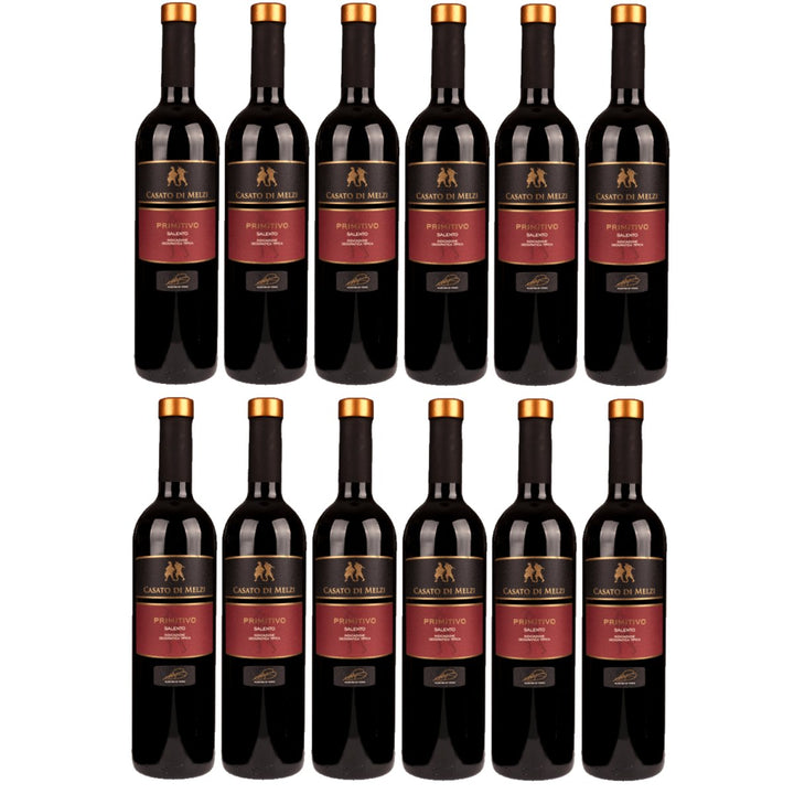 Biscardo Casato di Melzi Primitivo Salento IGT trocken Rotwein Rot Trocken Italien (12 x 0,75l) - Versanel - 