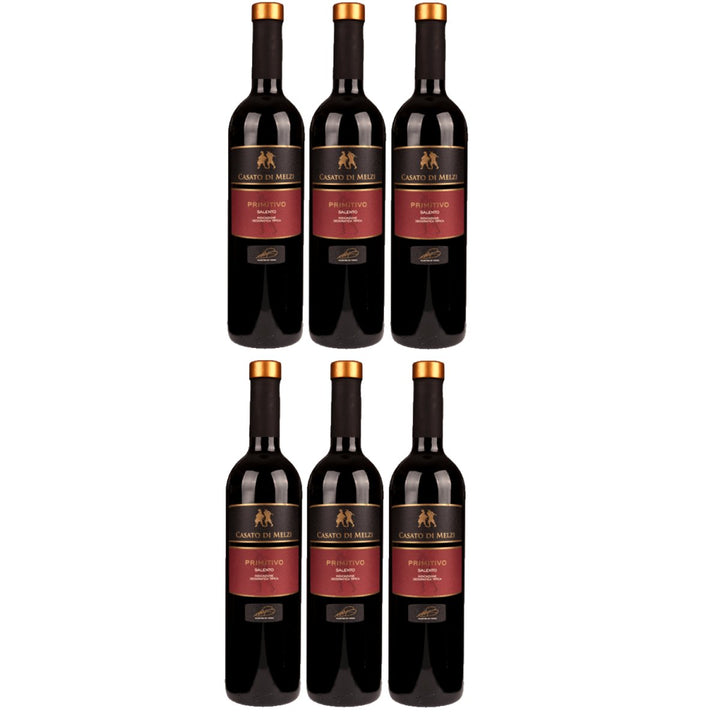 Biscardo Casato di Melzi Primitivo Salento IGT trocken Rotwein Rot Trocken Italien (6 x 0,75l) - Versanel - 