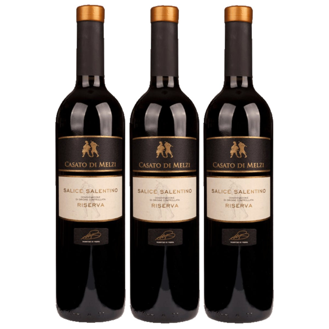 Biscardo Casato di Melzi Salice Salentino Riserva trocken Rotwein Rot Trocken Italien (3 x 0,75l) - Versanel - 