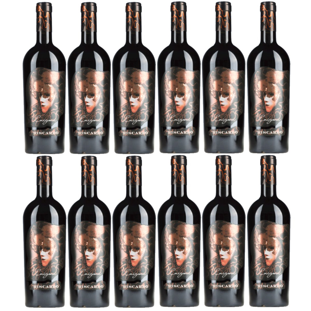 Biscardo Enigma Appassiment Sangiovese Rubicone Veneto halbtrocken Rotwein Rot Trocken Italien (12 x 0,75l) - Versanel - 