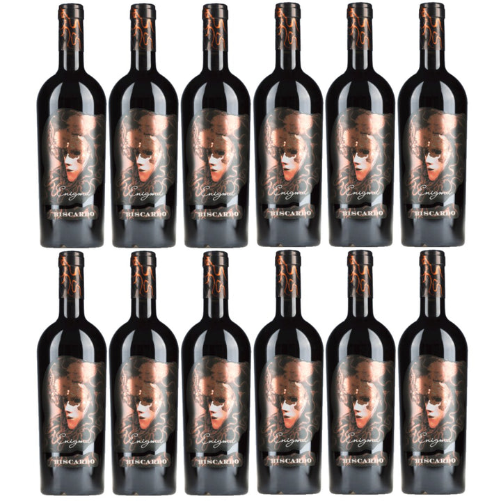 Biscardo Enigma Appassiment Sangiovese Rubicone Veneto halbtrocken Rotwein Rot Trocken Italien (12 x 0,75l) - Versanel - 