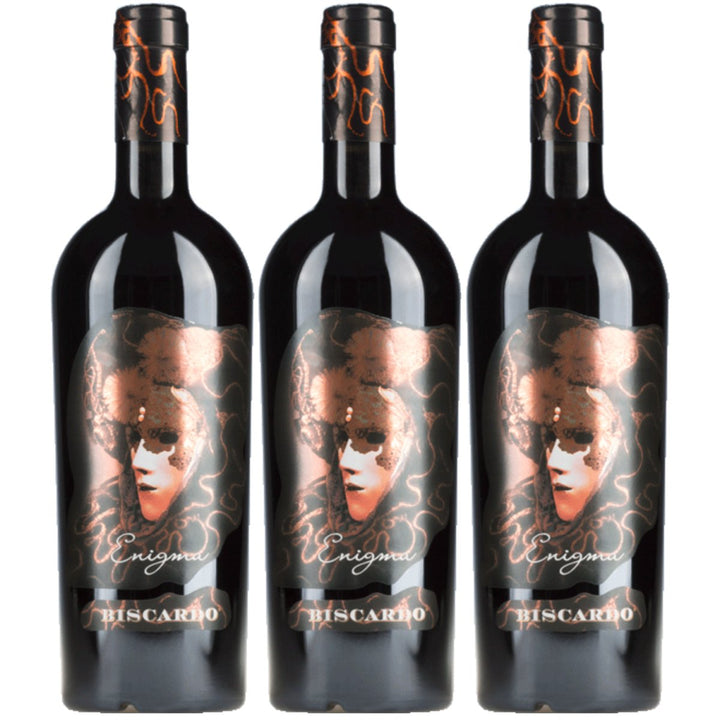 Biscardo Enigma Appassiment Sangiovese Rubicone Veneto halbtrocken Rotwein Rot Trocken Italien (3 x 0,75l) - Versanel - 