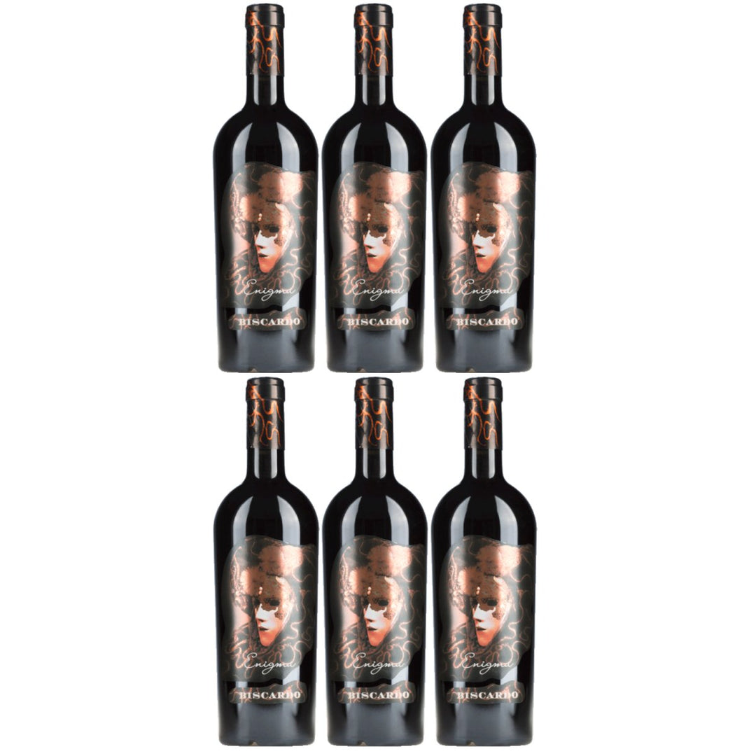 Biscardo Enigma Appassiment Sangiovese Rubicone Veneto halbtrocken Rotwein Rot Trocken Italien (6 x 0,75l) - Versanel - 