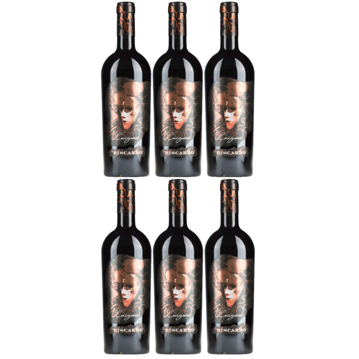 Biscardo Enigma Appassiment Sangiovese Rubicone Veneto halbtrocken Rotwein Rot Trocken Italien (6 x 0,75l) - Versanel - 