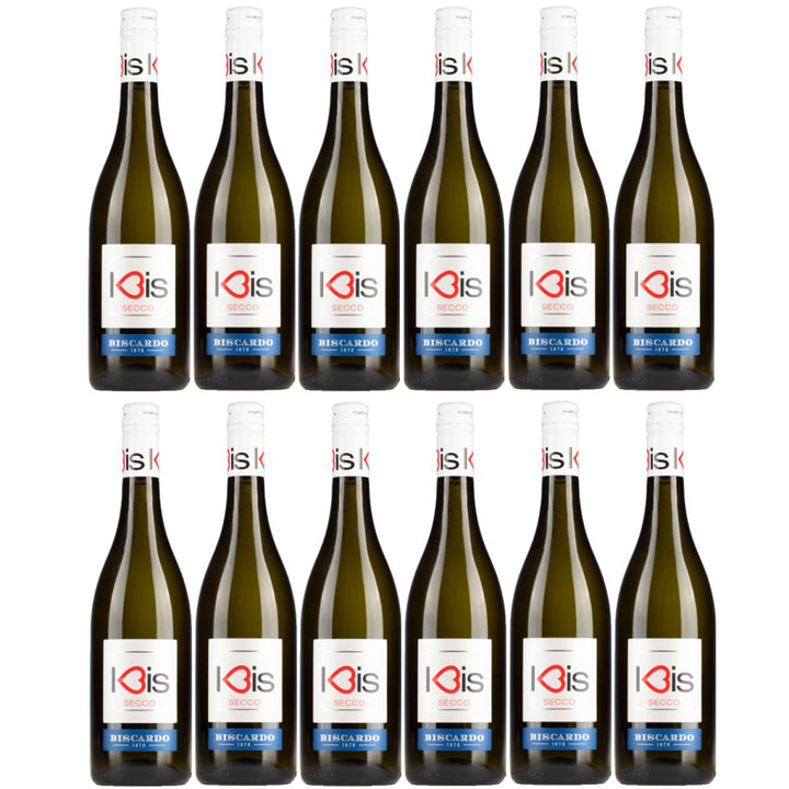 Biscardo I - Bis Frizzante Bisecco Bianco Garganega Trebbiano Schaumwein Veneto Italien (12 x 0,75l) - Versanel - 