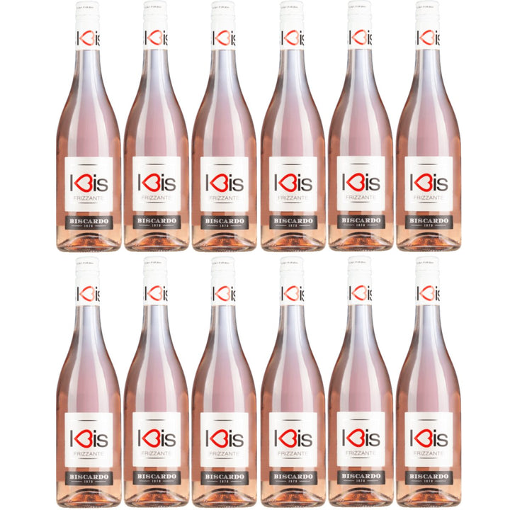 Biscardo I - Bis Frizzante Merlot Rosato Schaumwein Veneto Italien (12 x 0,75l) - Versanel - 