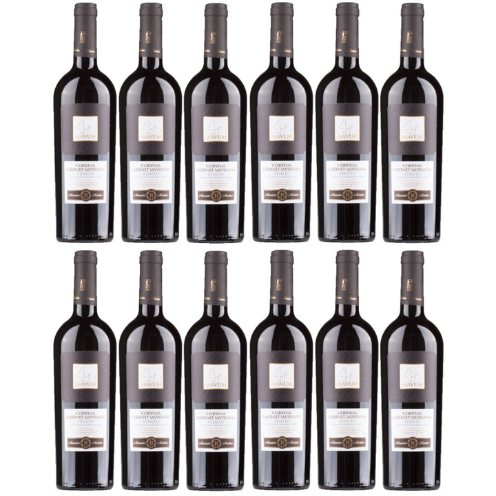 Biscardo Mavum Corvina Cabernet trocken Rotwein Rot Trocken Italien (12 x 0,75l) - Versanel - 