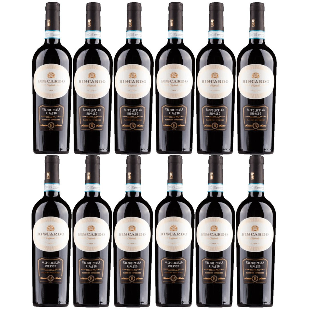 Biscardo Ripasso della Valpolicella Veneto Rotwein Rot Trocken Italien ( 12 x 0,75l) - Versanel - 