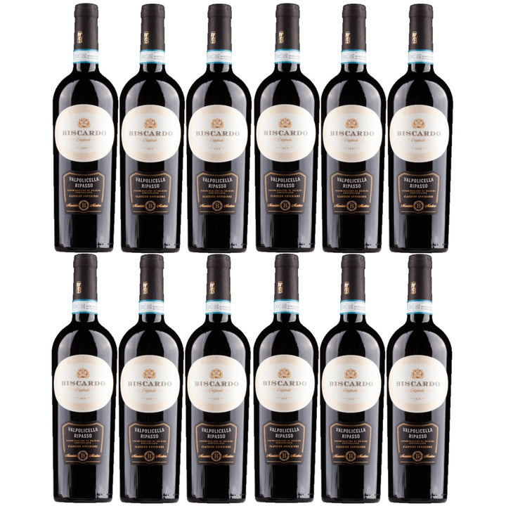 Biscardo Ripasso della Valpolicella Veneto Rotwein Rot Trocken Italien ( 12 x 0,75l) - Versanel - 