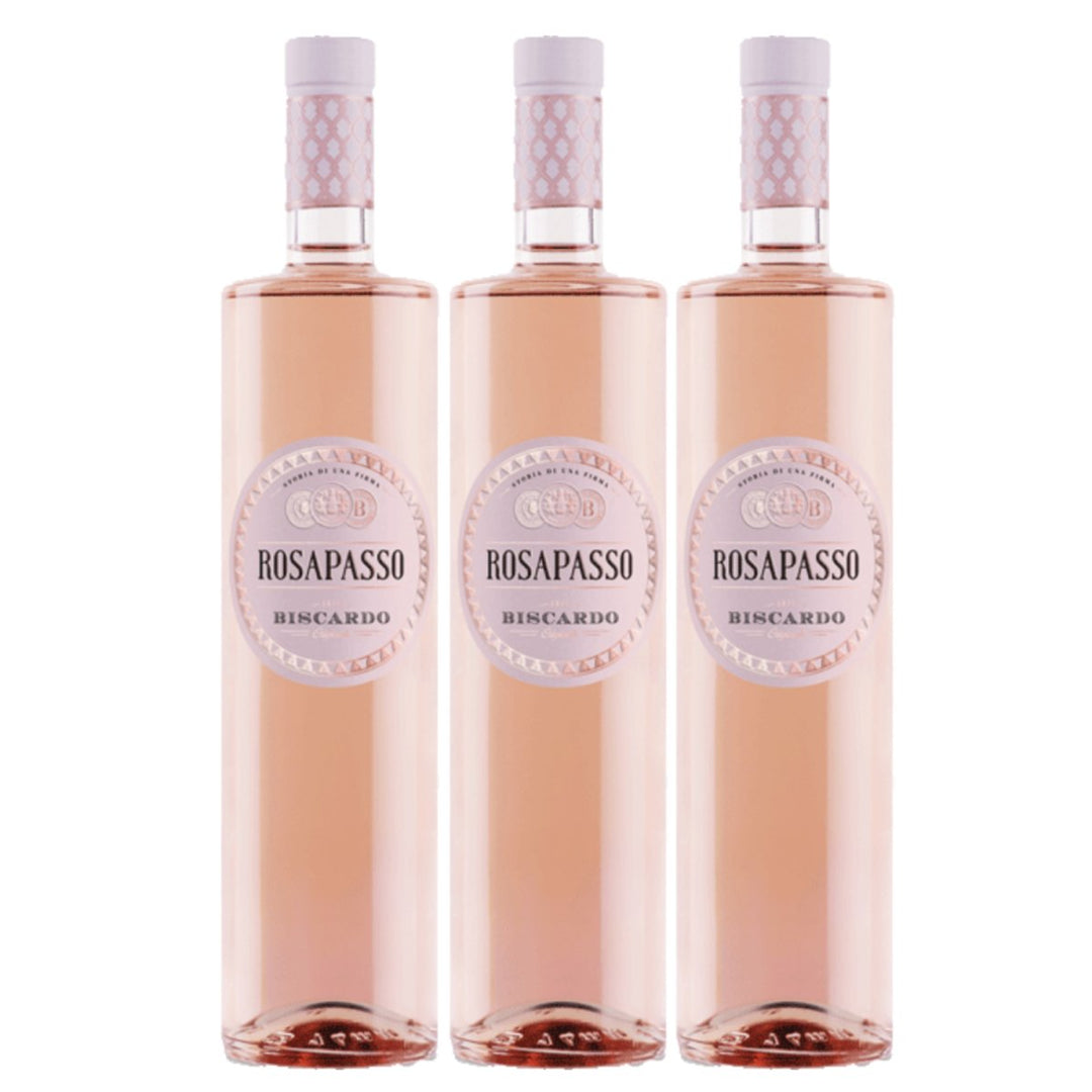 Biscardo Rosapasso Pinot Nero Spätburgunder Rosato IGT Veneto Italien (3 x 0,75l) - Versanel - 