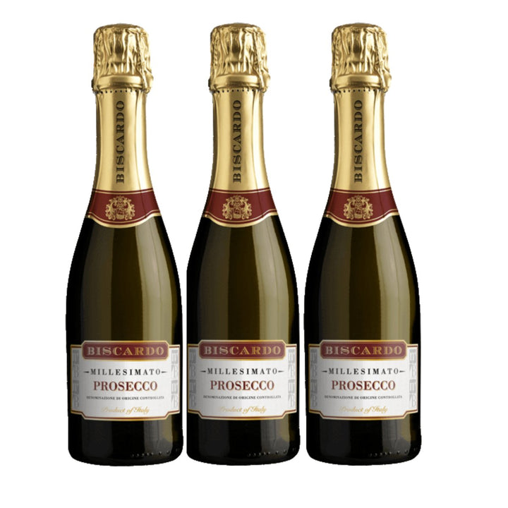 Biscardo Spumante Piccolo Glera Schaumwein brut Italien (3 x 0,375l) - Versanel - 