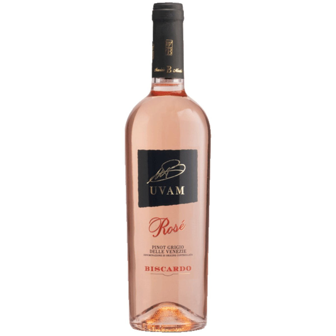 Biscardo UVAM Pinot Grigio Blush Rosato Roséwein Wein Trocken Rosé Italien (3 x 0,75l) - Versanel - 